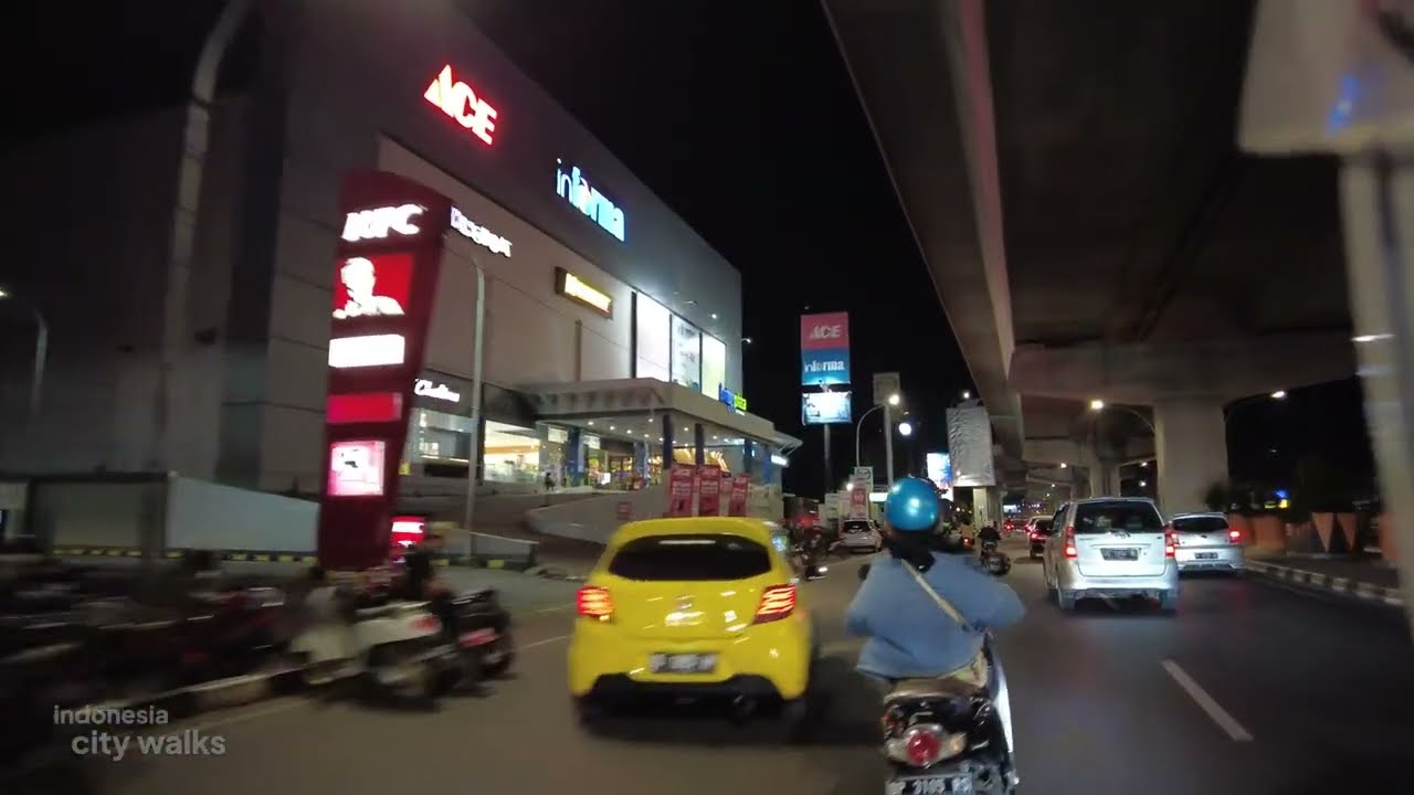 Motoran Keliling Makassar Malam Hari - Jl. Jend. Sudirman, Jl.Veteran Selatan, Jl. A. P. Pettarani