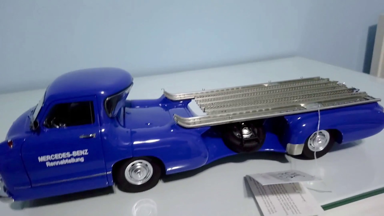 Die-Cast Unboxing 05 - Mercedes-Benz Renntransporter (A Maravilha Azul)