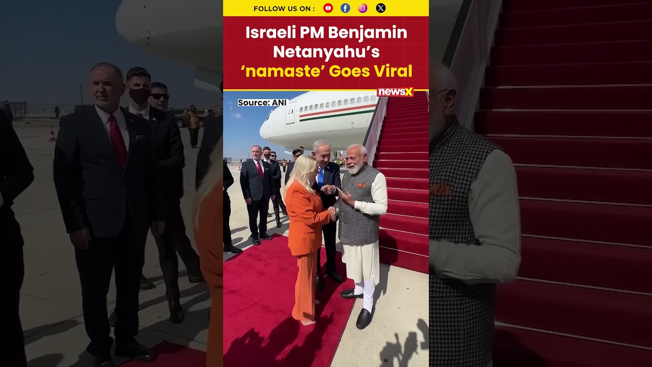 PM Netanyahu&rsquo;s &lsquo;Namaste&rsquo; Moment for His 'Personal Friend' PM Modi Goes Viral #pmmodi #shorts