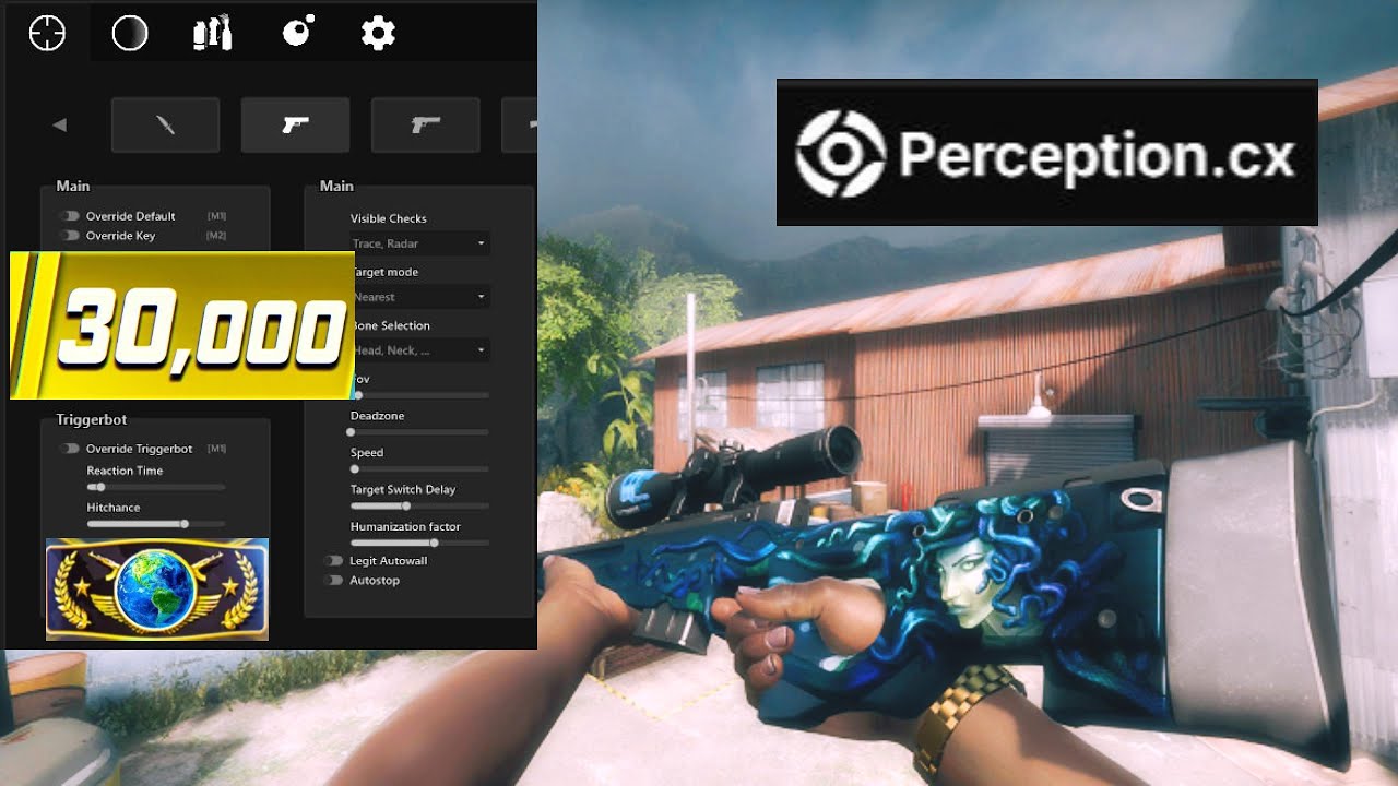 CHEATING IN CS2 PREMIER WITH perception.cx (30k ELO)