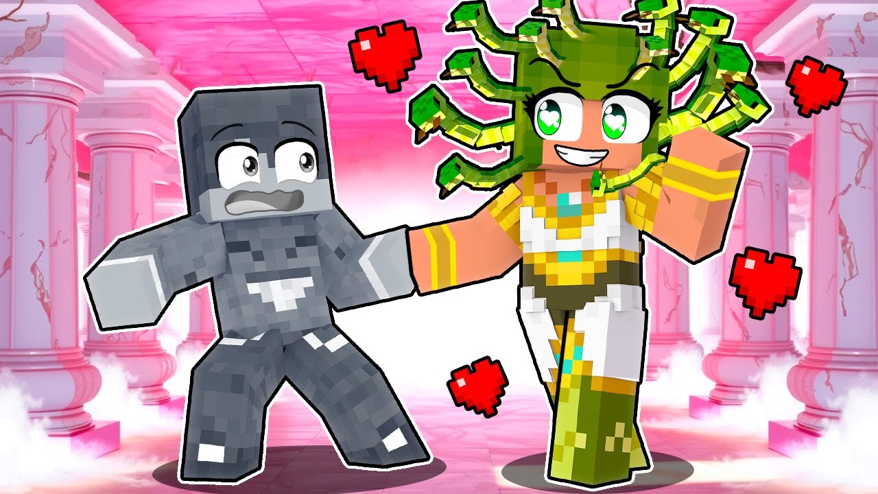 DZIEWCZYNA-MEDUSA ZAKOCHAŁA SIĘ WE MNIE w Minecraft!