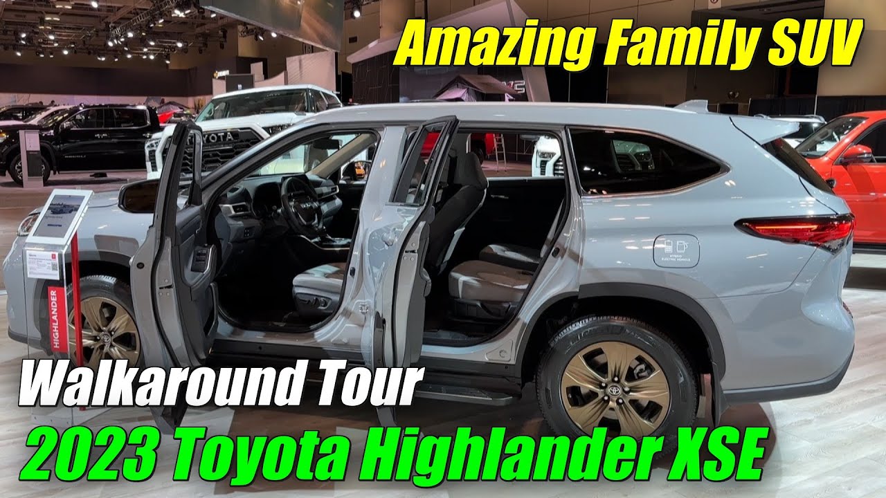 A Great Mid Size SUV ! 2023 Toyota Highlander Hybrid XLE Bronze edition
