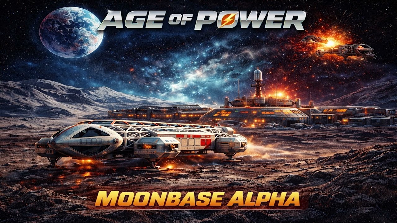 Age Of Power - Moonbase Alpha (Space 1999 Alt Music Intro)
