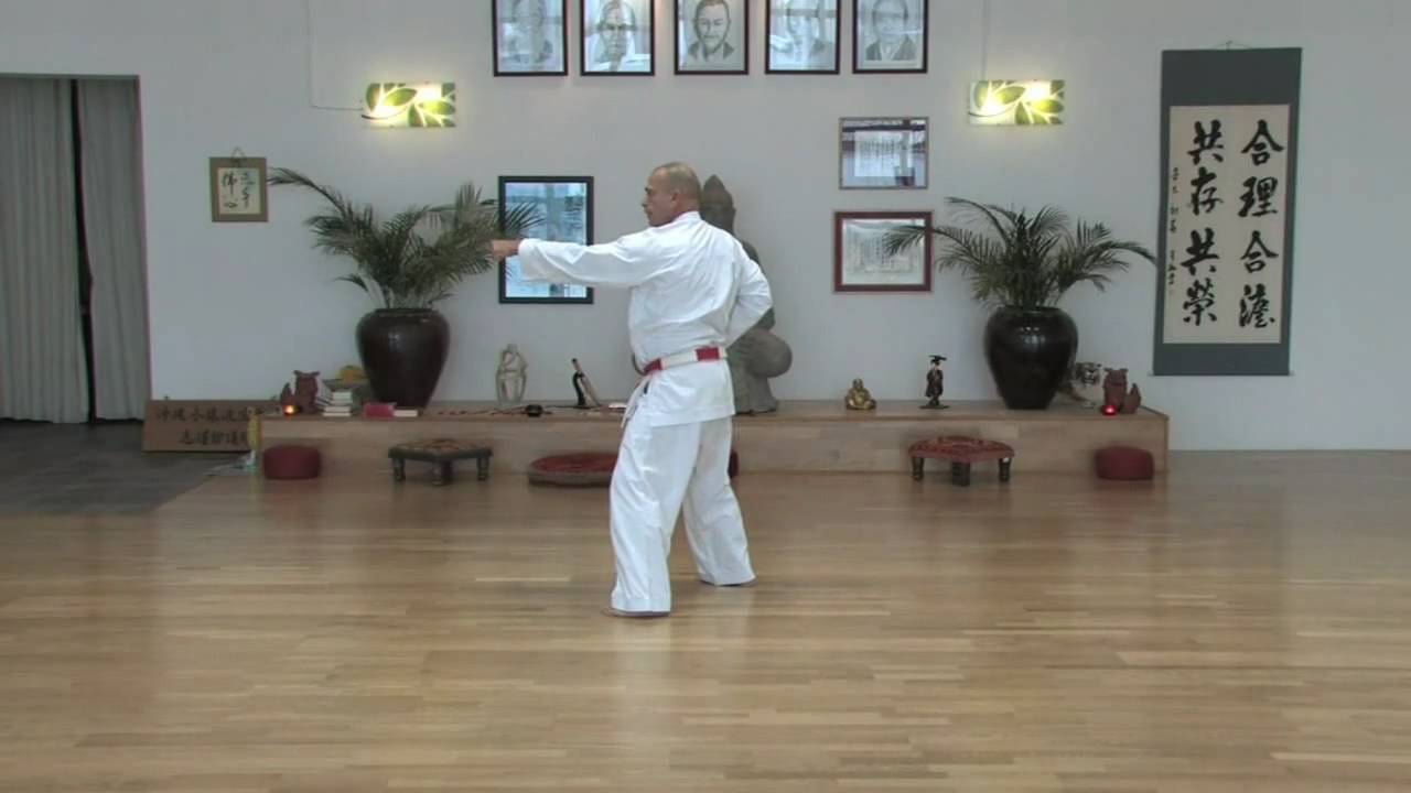 Kihon Kata nana - Okinawa Shorinryu Shidokan Karatedo - Sensei Joachim Laupp 8.Dan Kyoshi