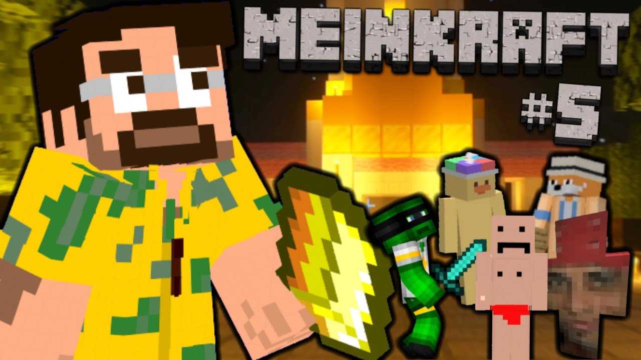 MINECRAFT #5 ft. Antoine Daniel, Baghera, Mynthos, AngleDroit & Etoiles ! (Best-of du Lundi #67)