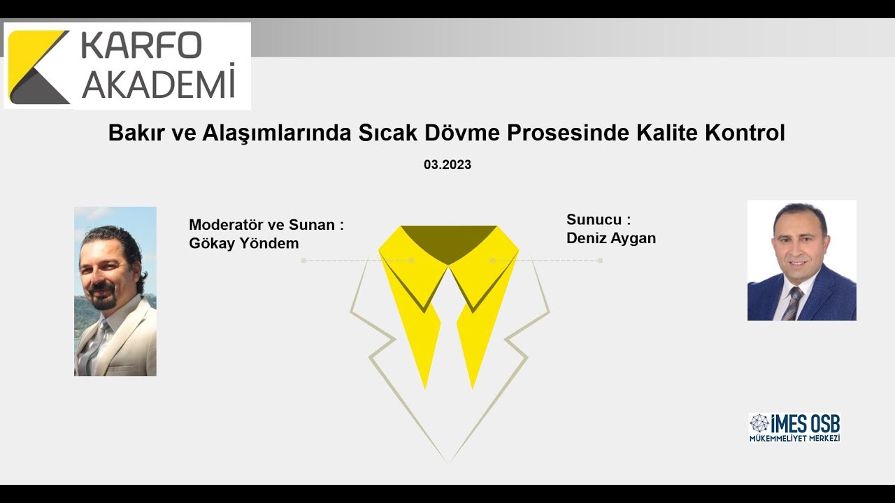 Bakır ve Alaşımlarında Sıcak Dövme Prosesinde Kalite Kontrol