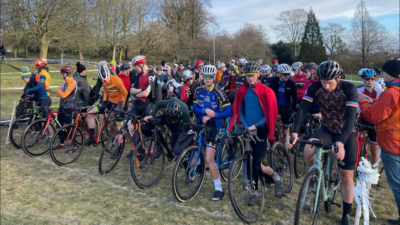 Onboard with Dave - Final round of the NW Cyclo-cross league - Buille Hill, Salford