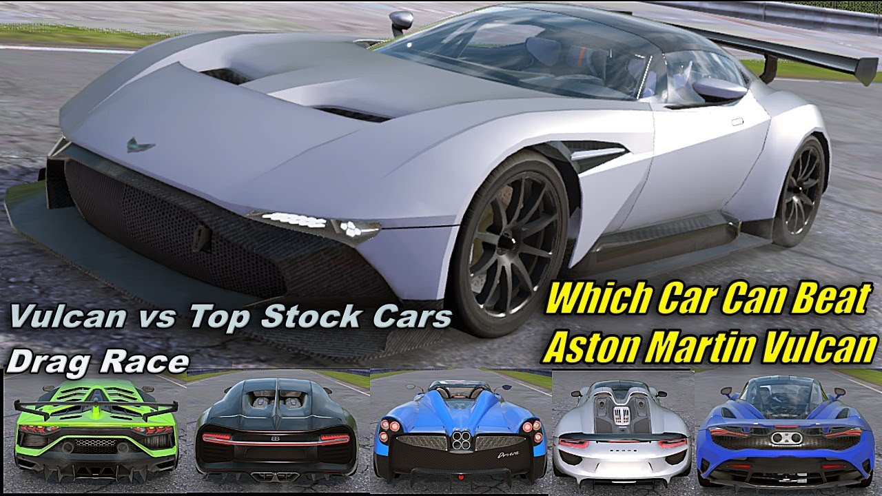 Drive Zone Online || Stock Aston Martin Vulcan vs Top Stock Cars Drag Race Gameplay