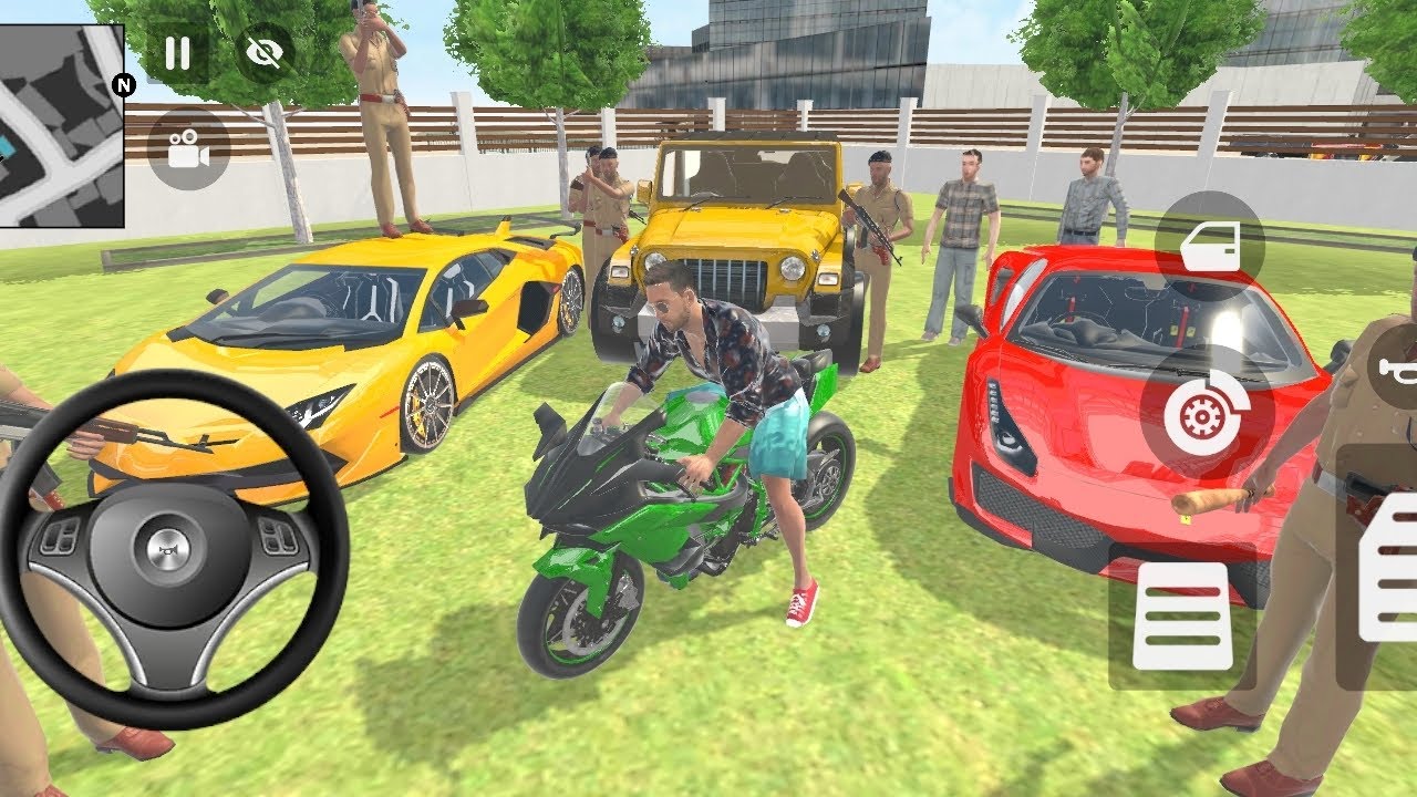 👹Indian theft auto simulator 🦄🏍🛺Franklin purchase modify car Indian showroom 🩸Game 🩸