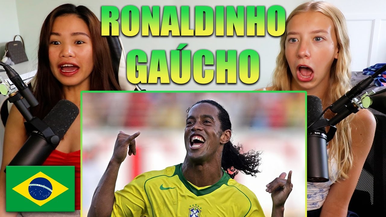 American Girls React to LEGENDARY Moments By Ronaldinho! 🇧🇷