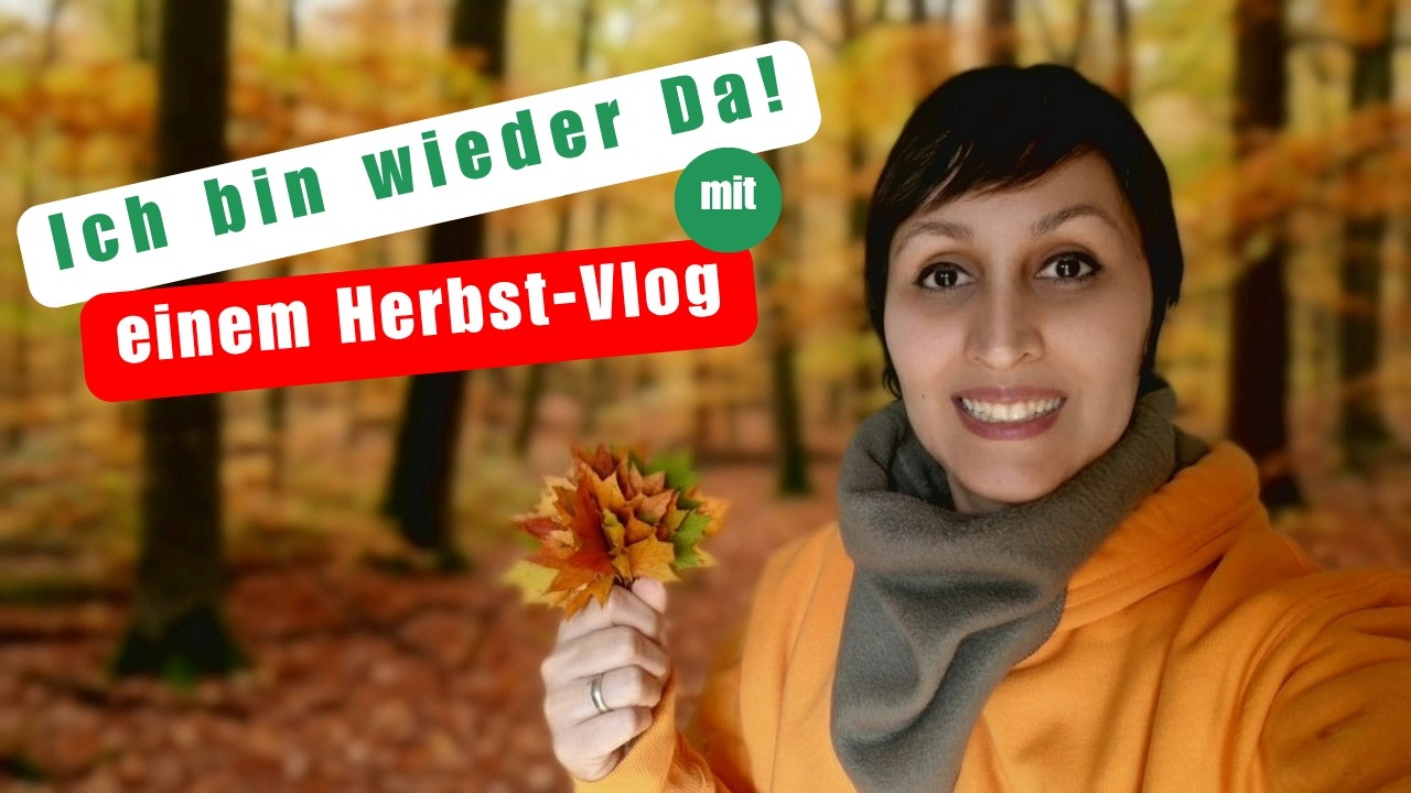 Lerne Deutsch im echten Leben: Camping im Wald im Herbst