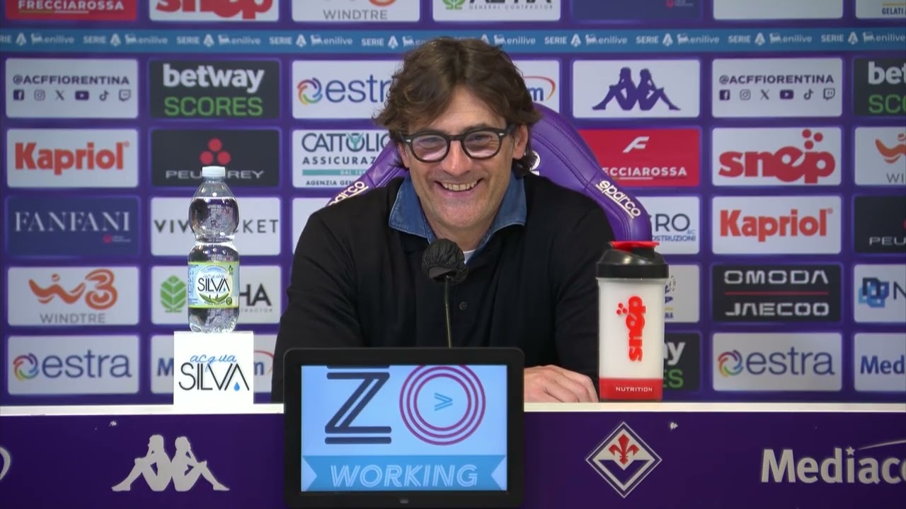 Conferenza stampa di mister Paolo Vanoli al termine di Fiorentina vs Lazio
