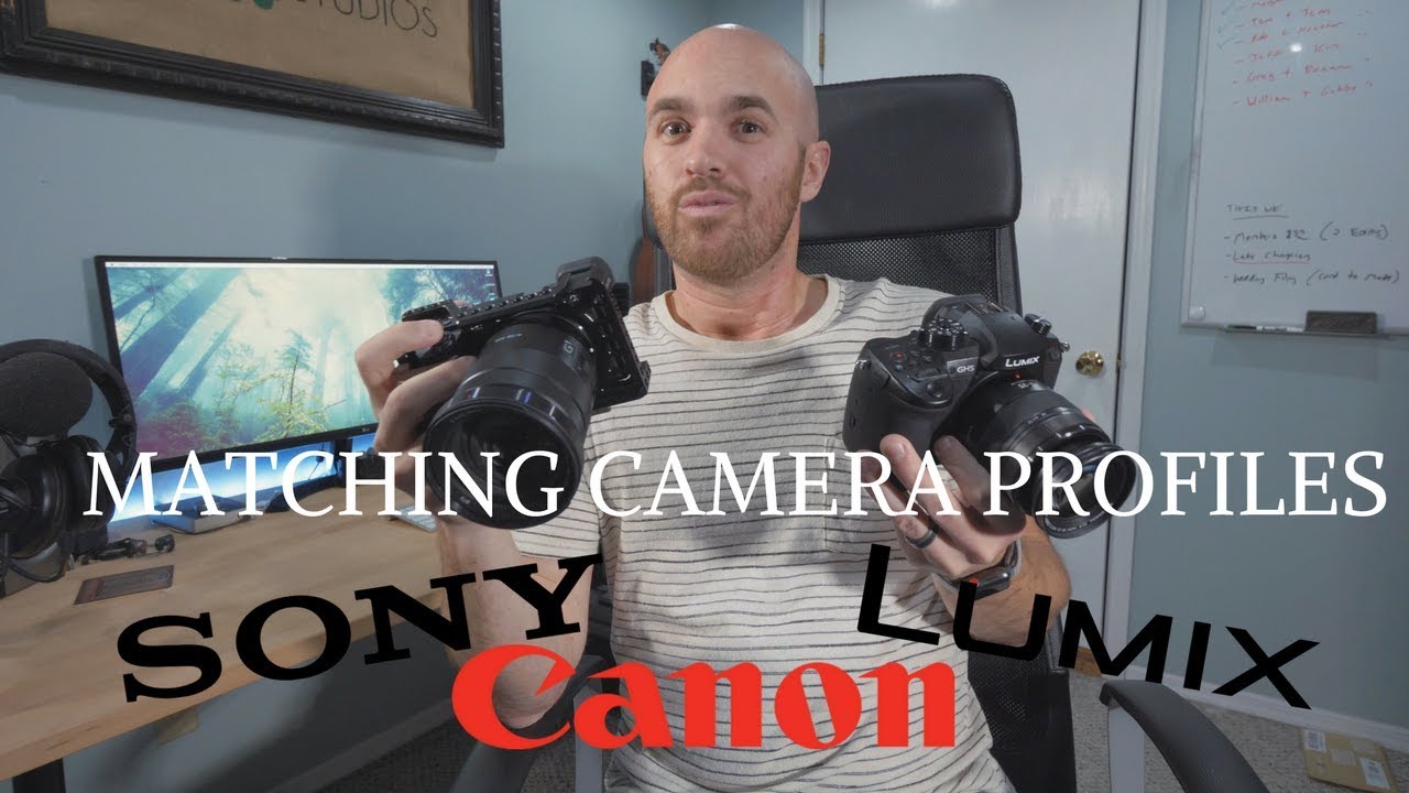 How to match camera profiles when shooting with a GH5 and a Sony a6500 or Canon camera