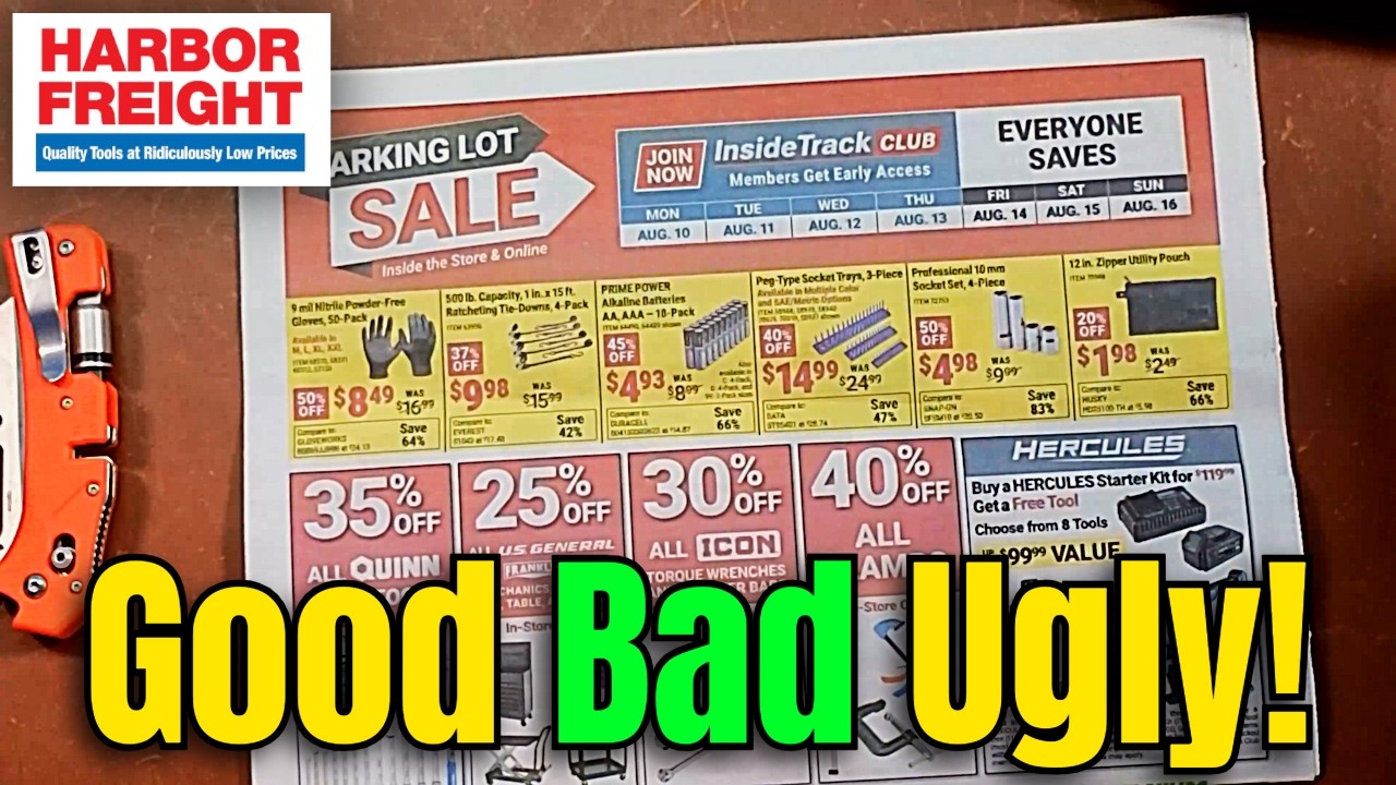 Harbor Freight's Best Parking Lot Sale?