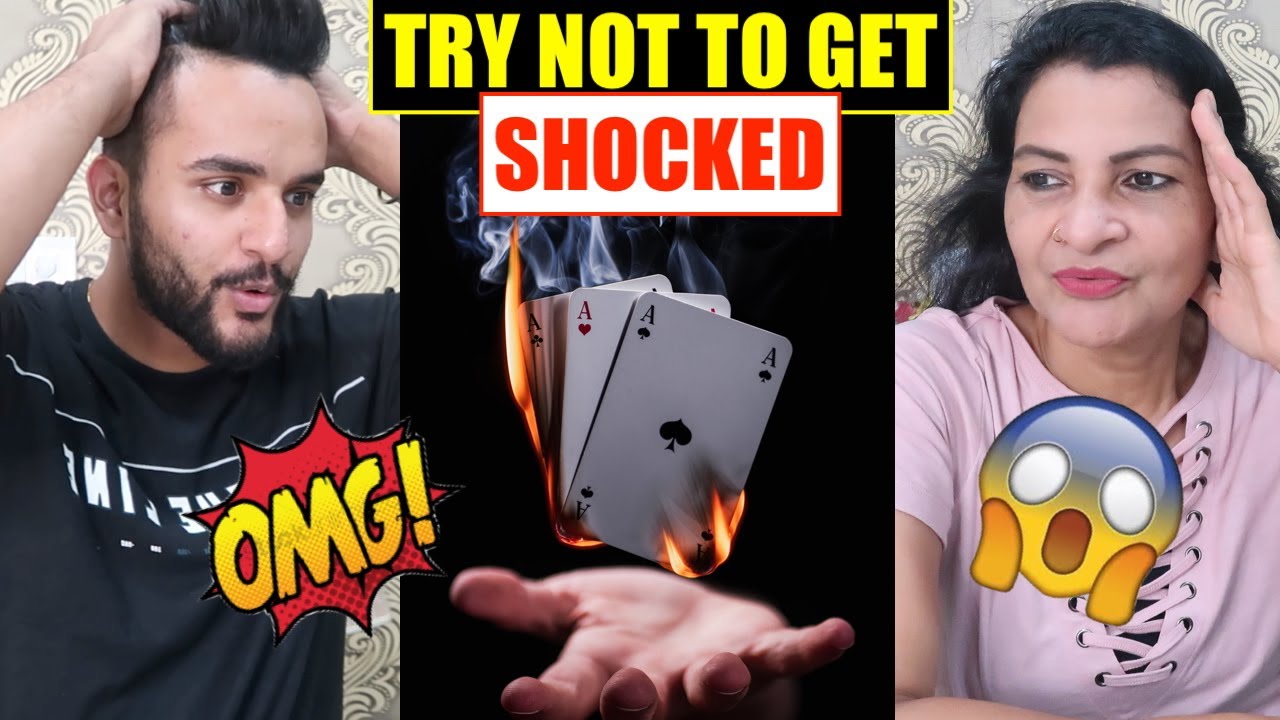 TRY NOT TO GET SHOCKED Challenge😱 VS my MOM !! *Crazy magic*