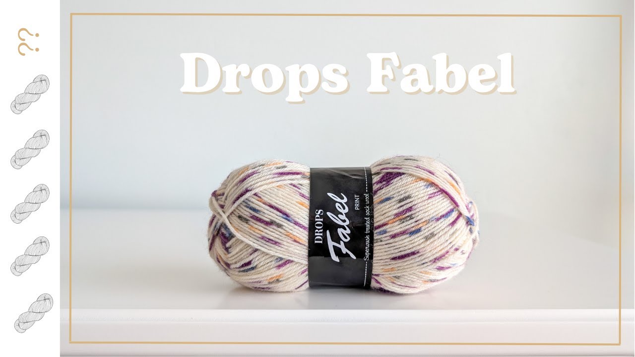 Обзор пряжи Drops Fabel — Unwisted Threads