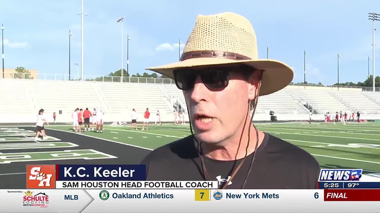 Sam Houston takes fall camp to Huntsville ISD Stadium