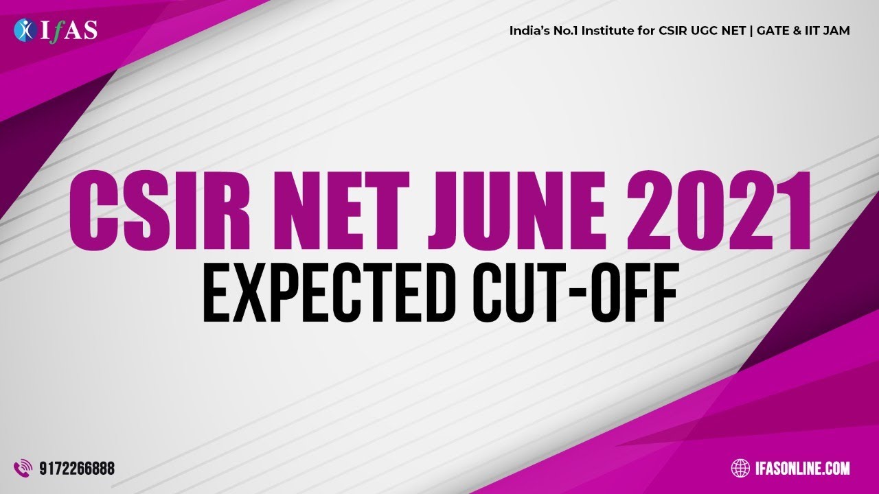 Expected Cut Off CSIR NET Chemical Science 2022