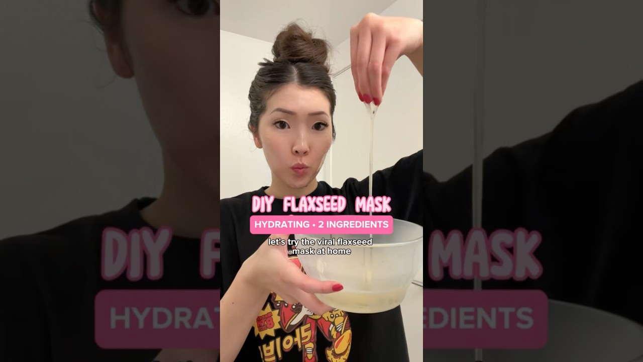 DIY FLAXSEED MASK TUTORIAL FOR GLOWY SKIN!