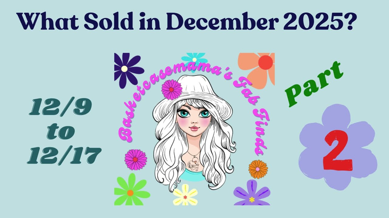What Sold in December Part 2 - Woo Hoo!