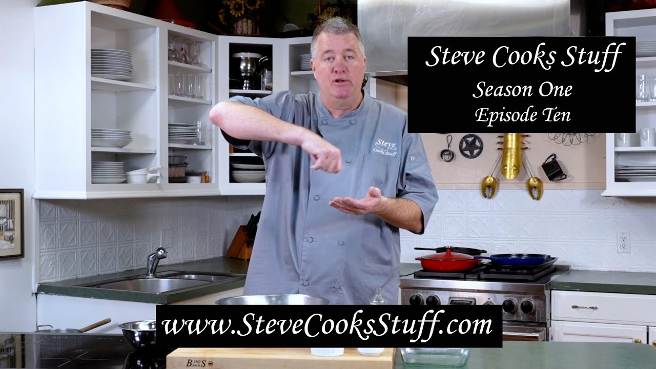 Steve Cooks Stuff | Blackened Shrimp, Smoked Gruyere Grits & Raspberry Chocolate Brownies 