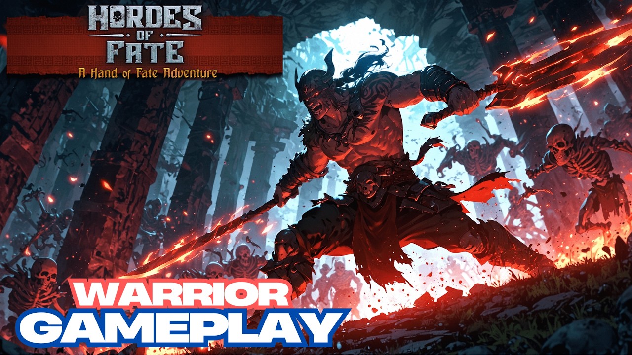 Hordes Of Fate: A Hand of Fate Adventure | Warrior Gameplay | Action Roguelike Bullet hell