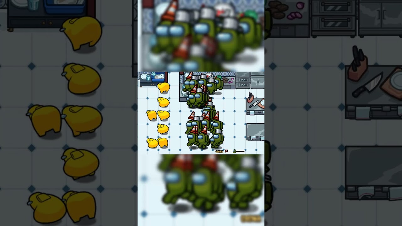 Funny Prohibited Crew Member vs 9999 Impostors - Plants vs Zombies #shorts #pvz #pvzmods