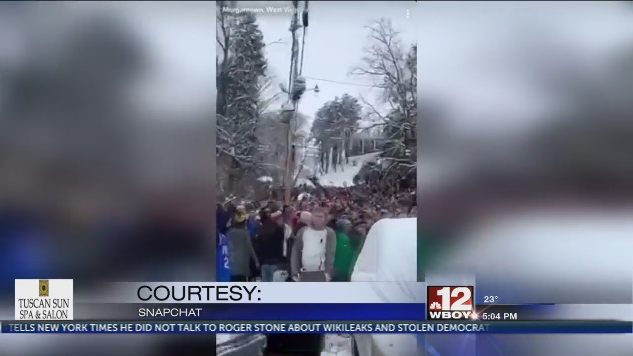 Multiple law enforcement agencies respond to a public disturbance in Morgantown