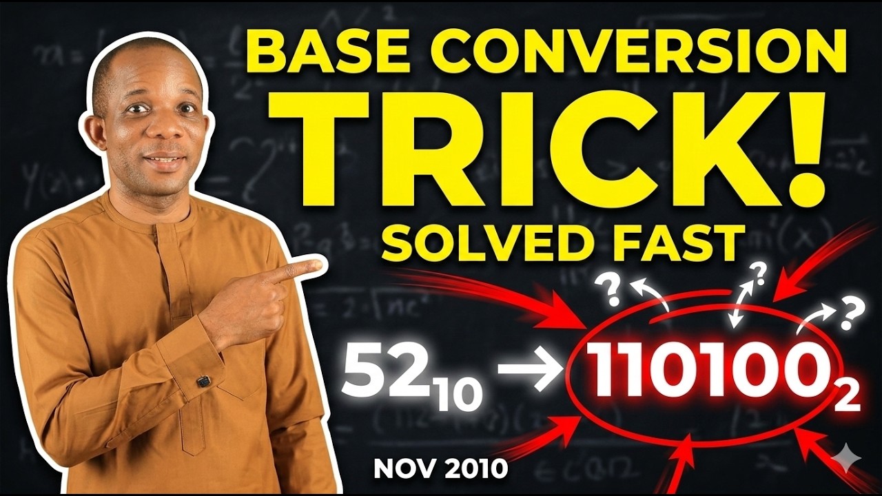 Conversion from one base to another base#mathtutorial #education #waec #school #maths #exam