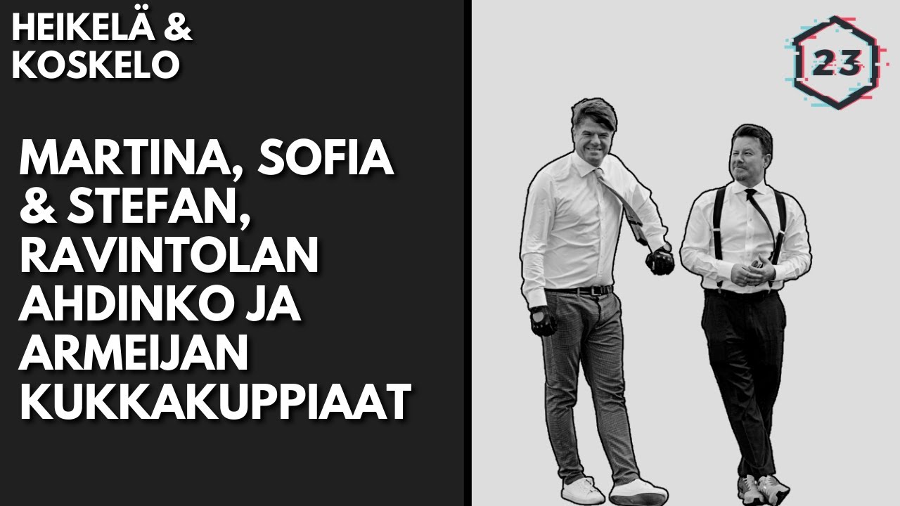 23 minuuttia | Jakso 2 | Martina, Sofia & Stefan, ravintoloiden ahdinko, armeijan kukkakauppiaat
