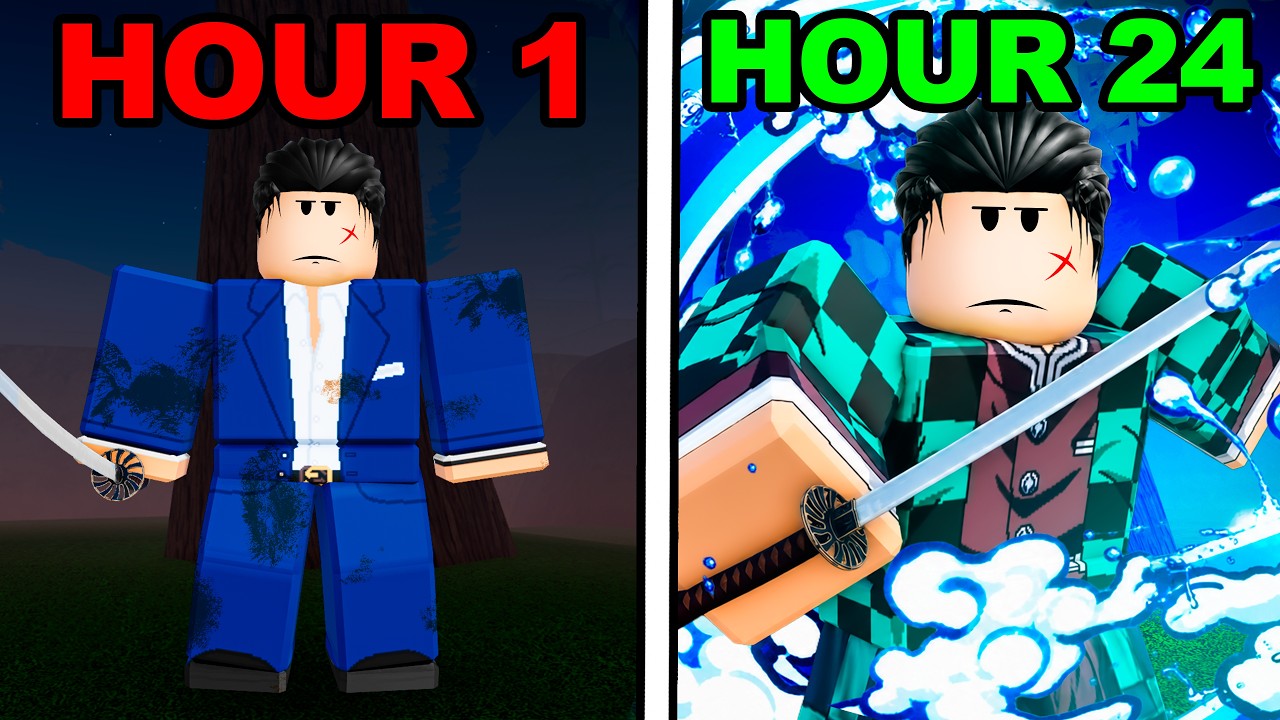 Я провел 24 ЧАСА в Project Slayers 2... (Roblox)