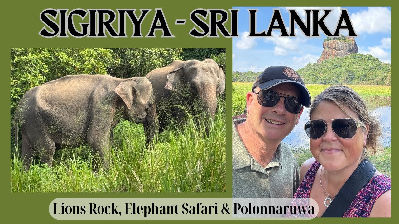 Lion Rock, Elephant Safari, Polonnaruwa and a tour of Sigirya Forest Edge. Tour of Sri Lanka Part 2