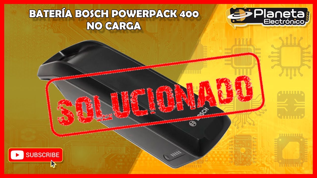 Batería BOSCH Powerpack 400 no carga SOLUCIONADO