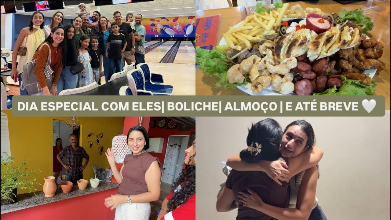 Fomos ao boliche com eles| almoço na mamis| momento de alegria e adoração e despedida | LAIS VELOSO