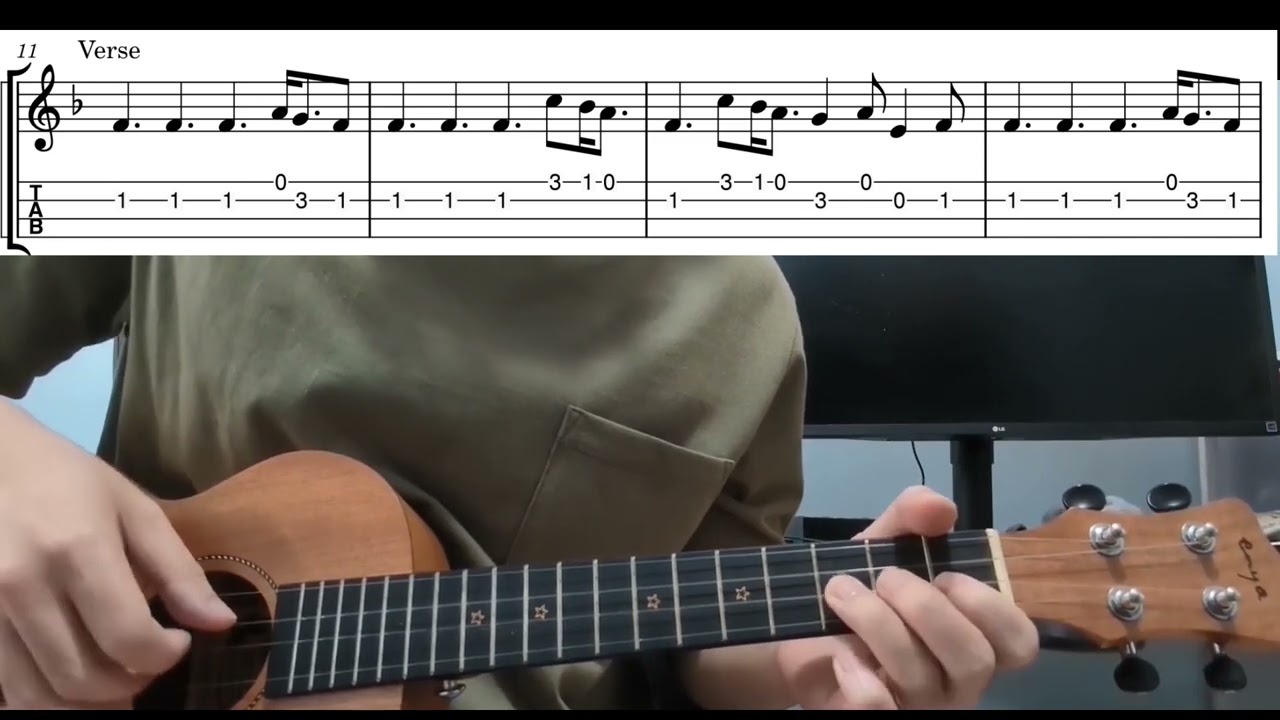 A Thousand Years (Christina Perri) - Easy Beginner Ukulele Tab Playthrough Lesson