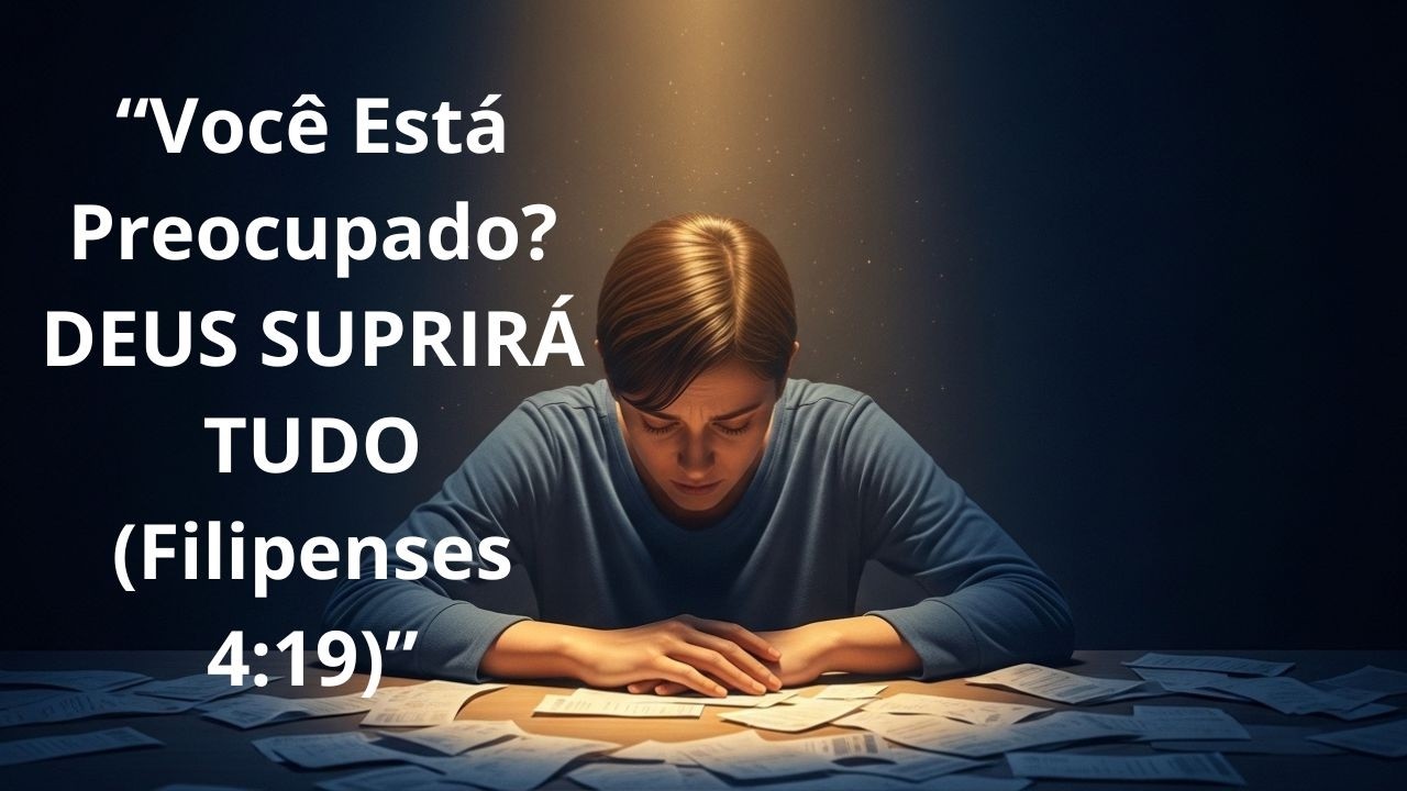 Hoje declaramos juntos: DEUS SUPRE TODAS AS NOSSAS NECESSIDADES.