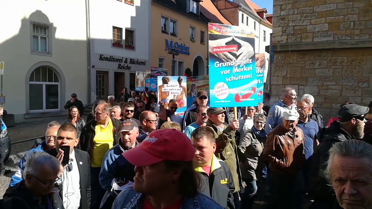 Die AfD-Demo am 1. Mai 2018 in Querfurt