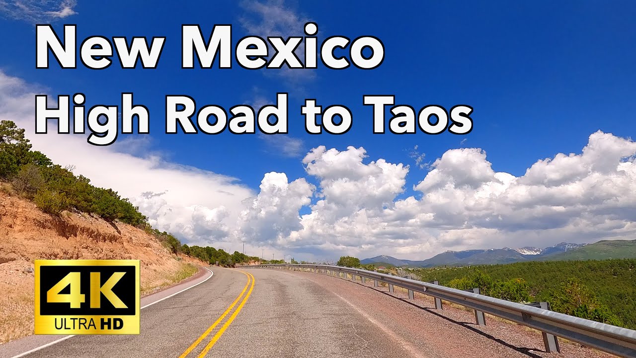 High Road to Taos Scenic Byway | Complete 4K Mountain Drive in New Mexico