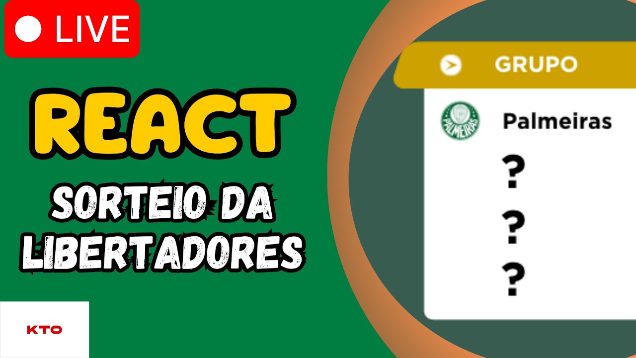Sorteio da LIBERTADORES - REACTS - @resenhacomdon e @ParmeraMIlGrau
