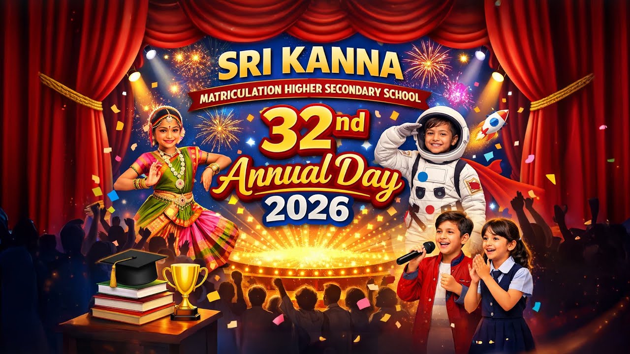 🔴LIVE:  SRI KANNA MATRICULATION HIGHER SECONDARY SCHOOL | 32nd Annual Day 2026....