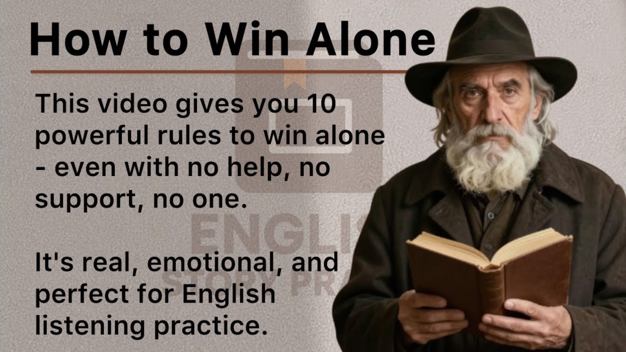 How to Win Alone || Graded Reader || Improve Your English Fluency Everyday ✅#english 