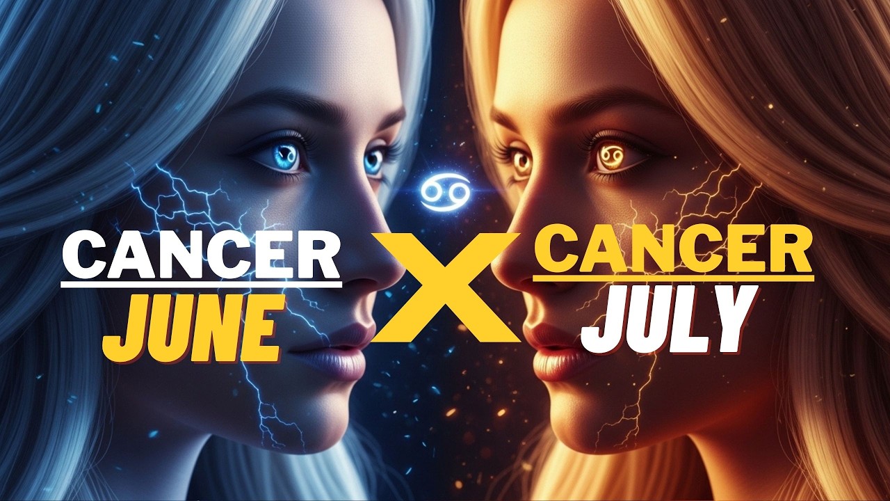 “5 DIFFERENCES BETWEEN CANCER BORN IN JUNE AND CANCER BORN IN JULY — WHICH ONE ARE YOU? ♋✨🔥”