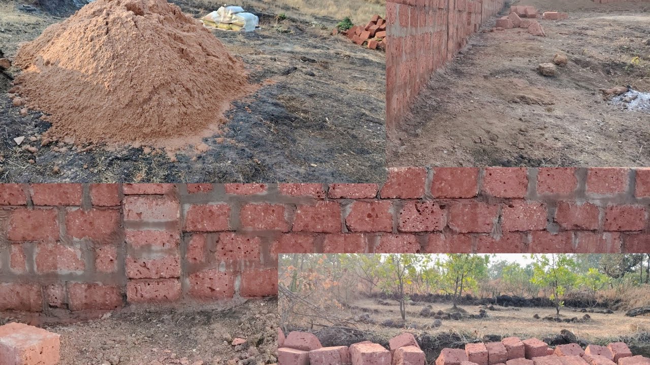 नवीन जागेच्या कंपाऊंडला सुरवात.