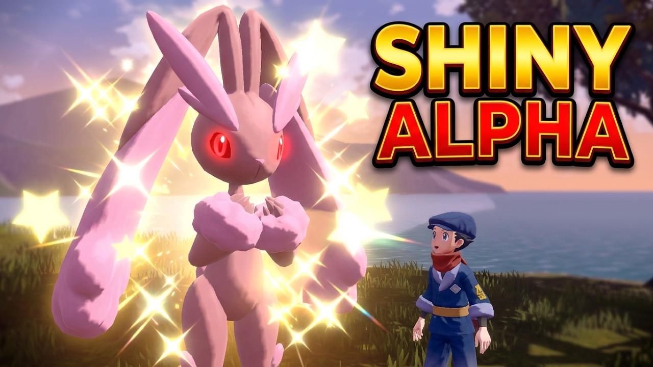 Shiny Alpha Lopunny in Pokémon Legends Arceus ✦