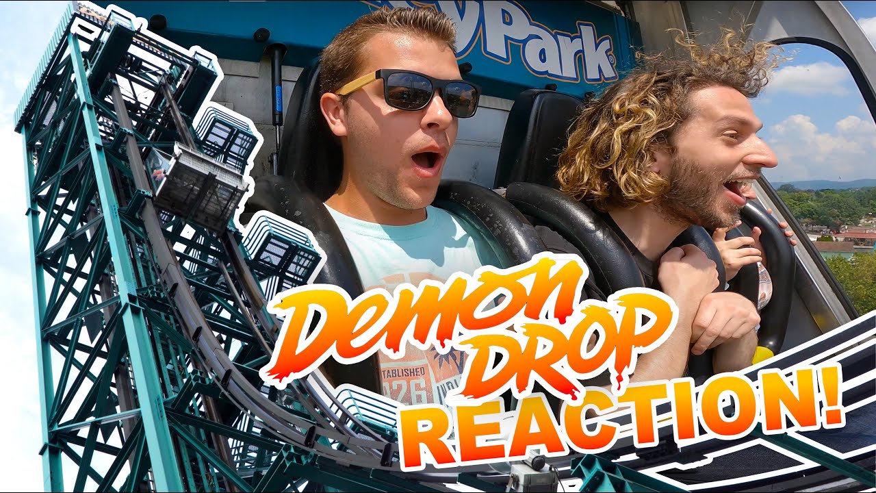 This Drop Tower is DEMENTED! Demon Drop On-Ride POV Reaction Dorney Park