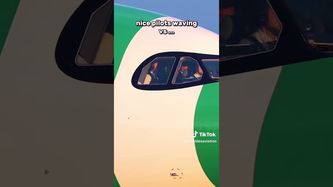 other pilots waving vs this guy