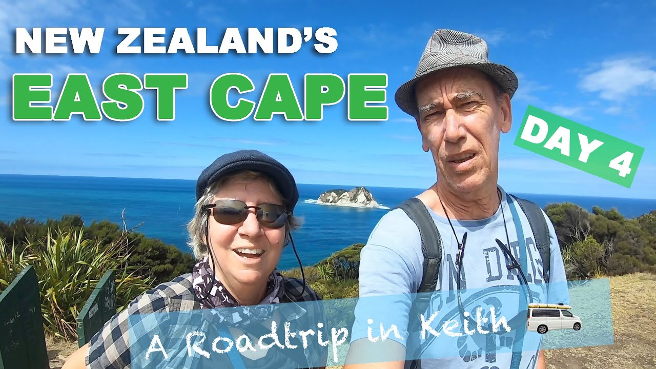 East Cape New Zealand - Roadtrip Day 4 - East Cape Lighthouse and a big  Pohutukawa Tree