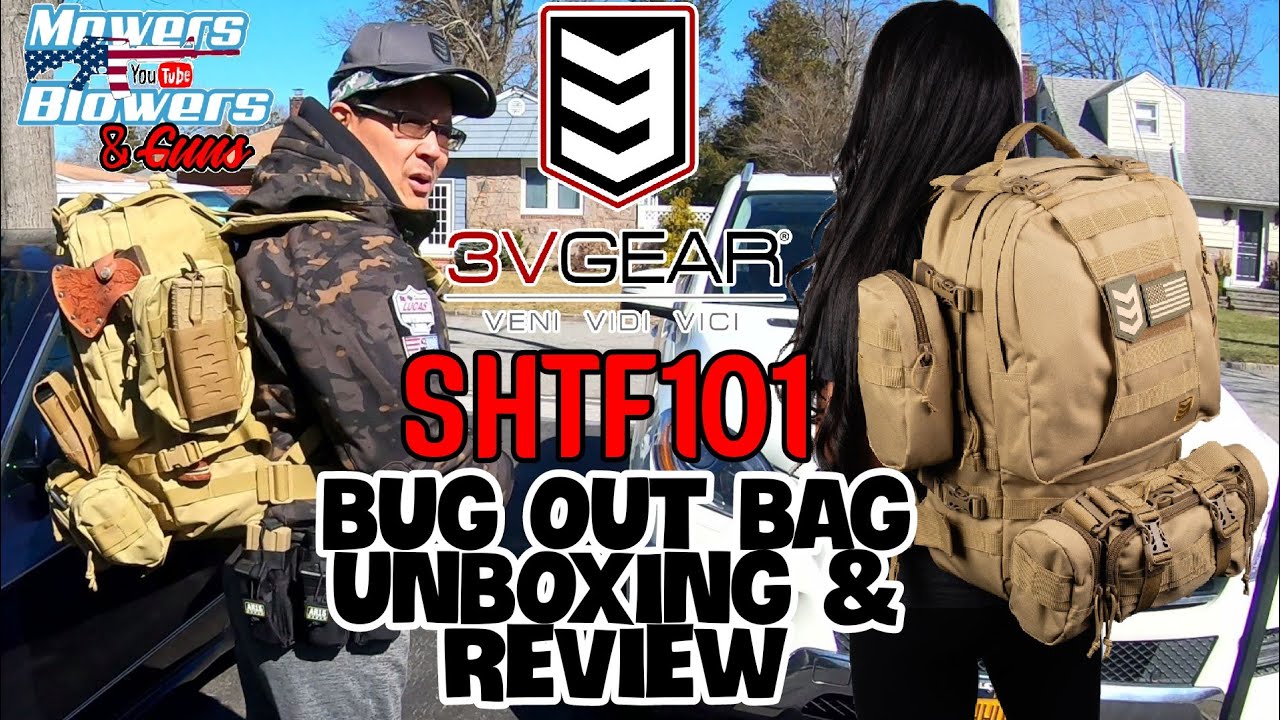 3VGEAR PARATUS 3 DAY OPERATORS WATERPROOF EDC BACK PACK BUG OUT GO BAG PREPPER SHTF PREPPER SURVIVAL