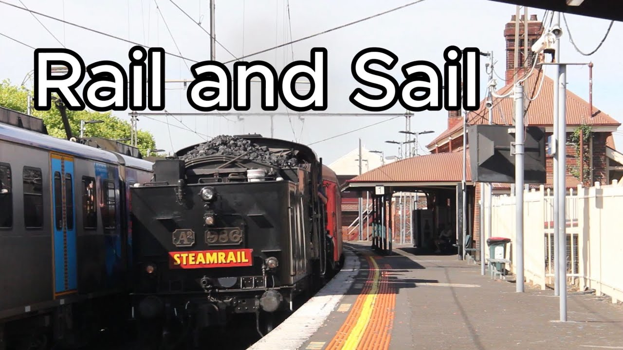 A2 986 Charges to Geelong | Steamrail Victoria's final Rail and Sail of 2025
