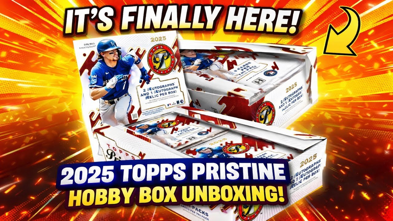 2025 Topps Pristine Baseball Hobby Box Unboxing - First Look